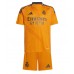 Maillot de foot Real Madrid Eduardo Camavinga #6 Extérieur vêtements enfant 2024-25 Manches Courtes (+ pantalon court)